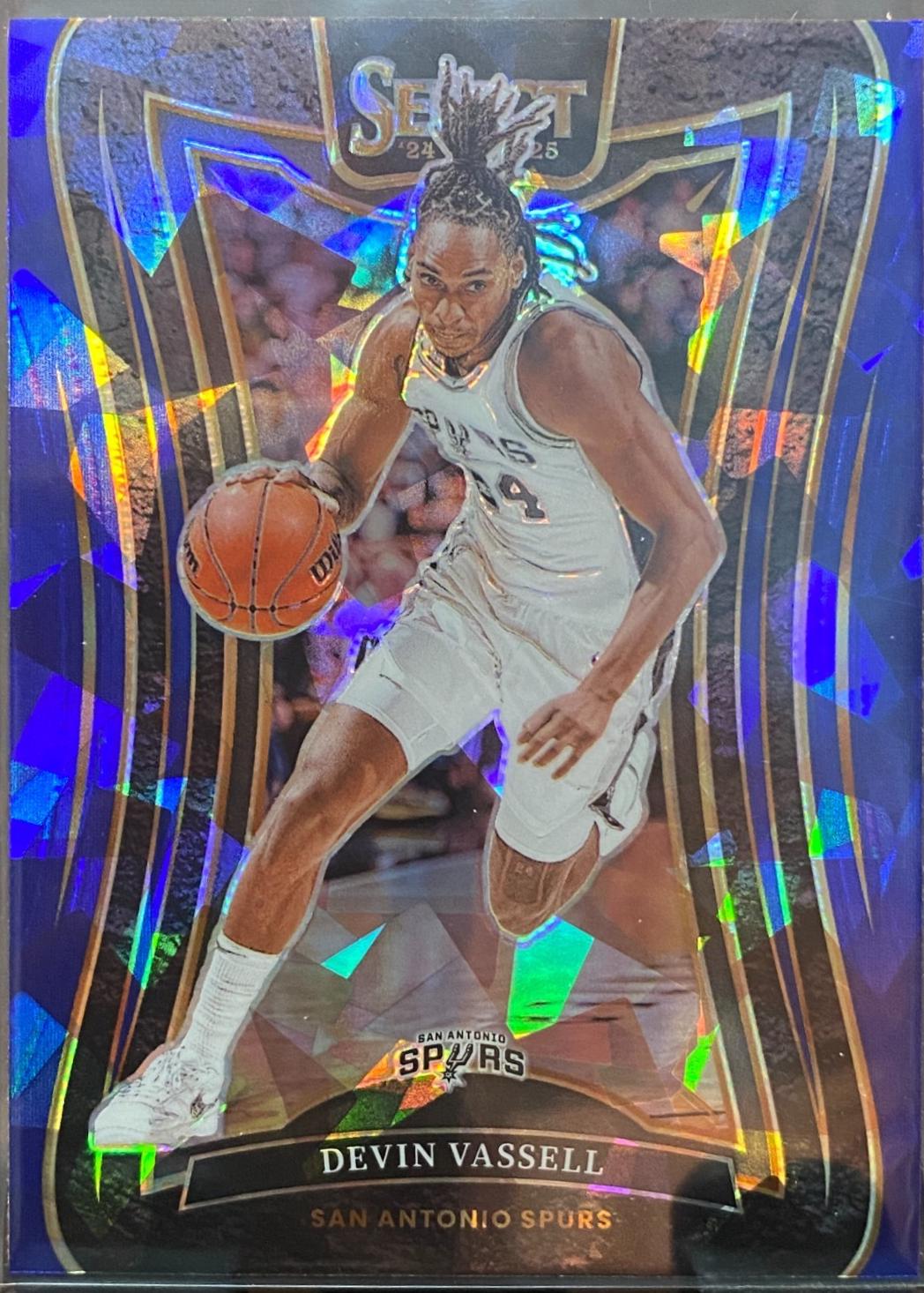 Devin Vassell [Blue Cracked Ice Prizm] #339