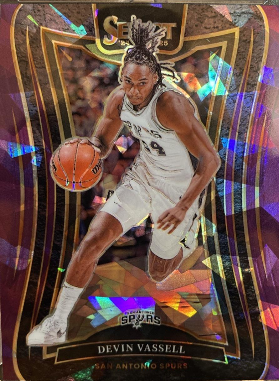 Devin Vassell [Purple Cracked Ice Prizm] #339