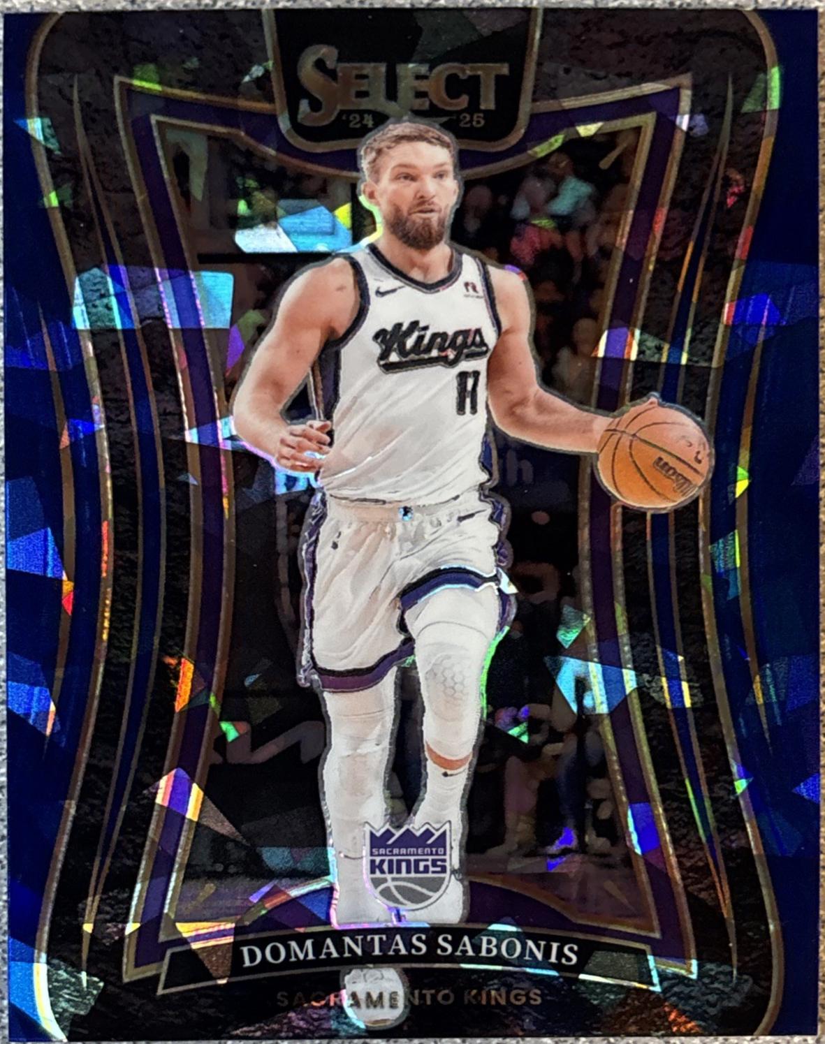 Domantas Sabonis [Blue Cracked Ice Prizm] #340