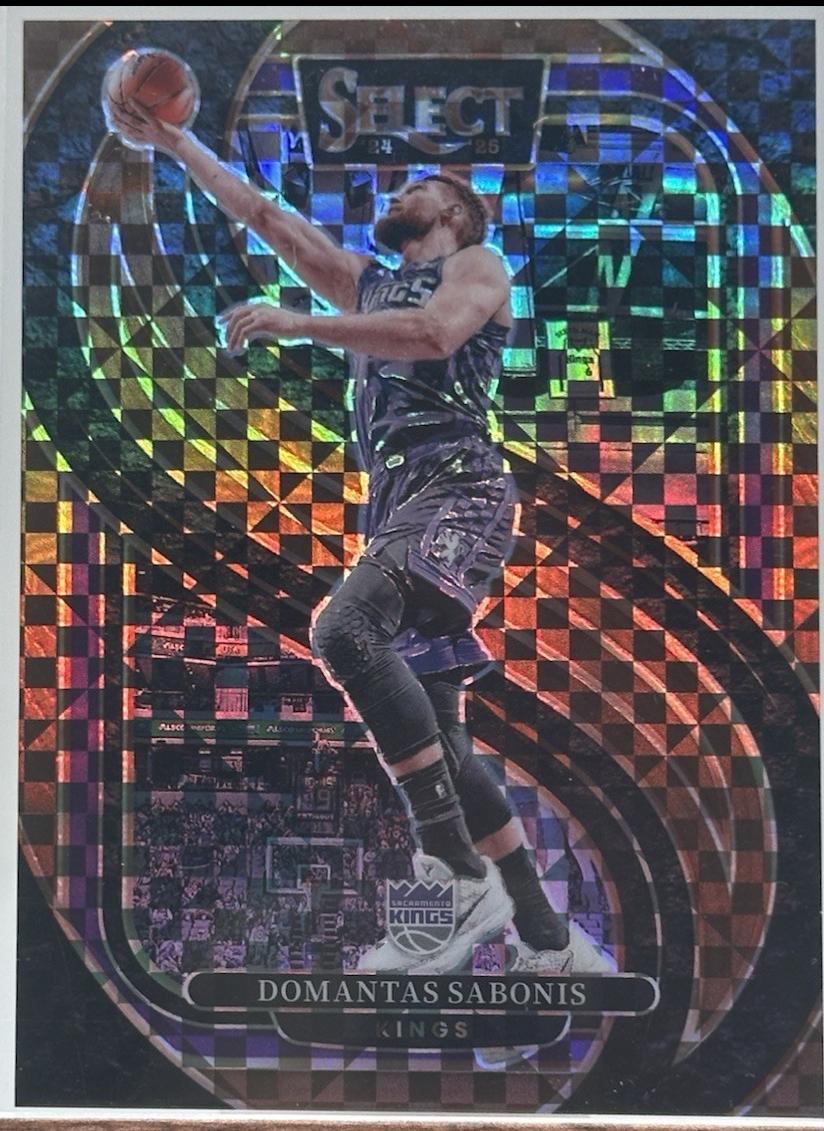 Domantas Sabonis [Bronze Checker Prizm] #135