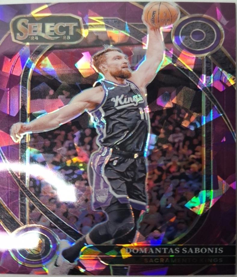 Domantas Sabonis [Purple Cracked Ice Prizm] #253
