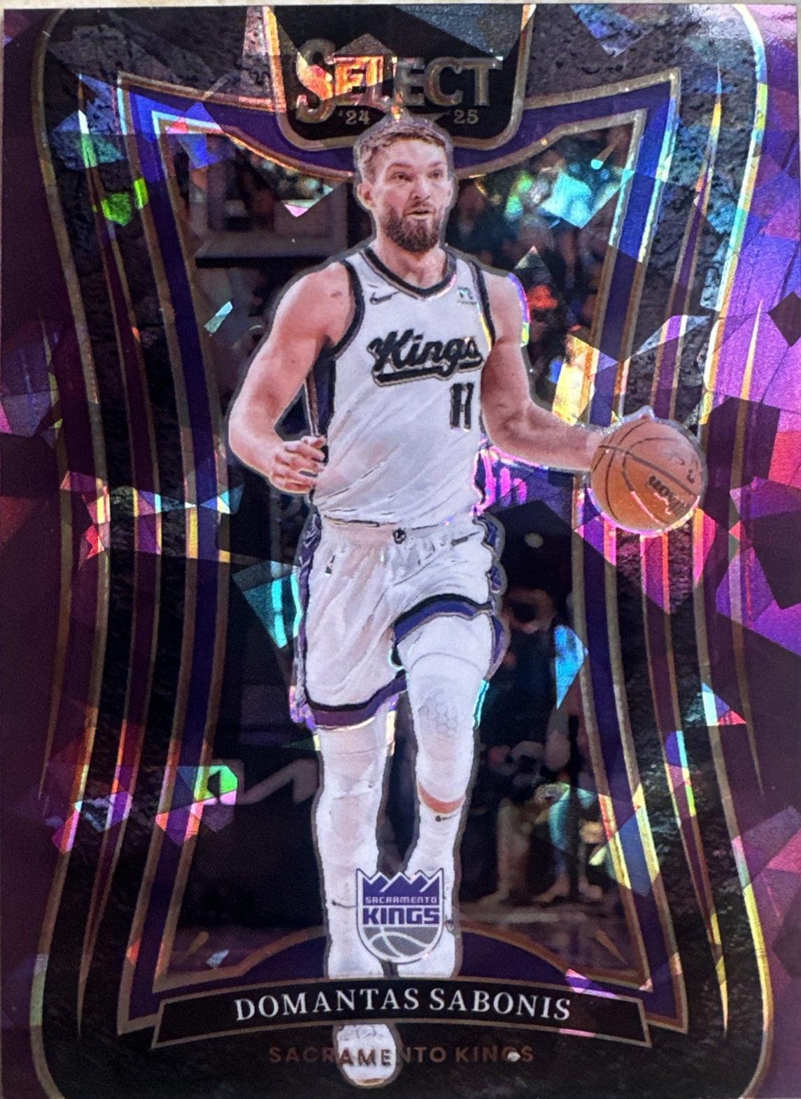 Domantas Sabonis [Purple Cracked Ice Prizm] #340