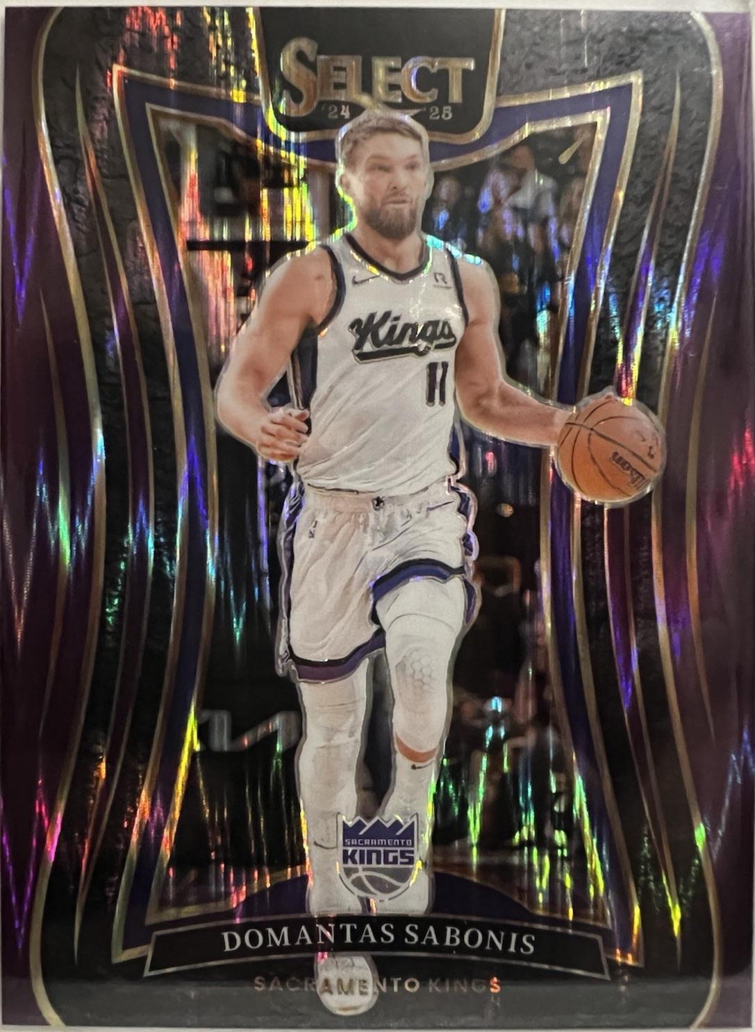 Domantas Sabonis [Purple Flash Prizm] #340
