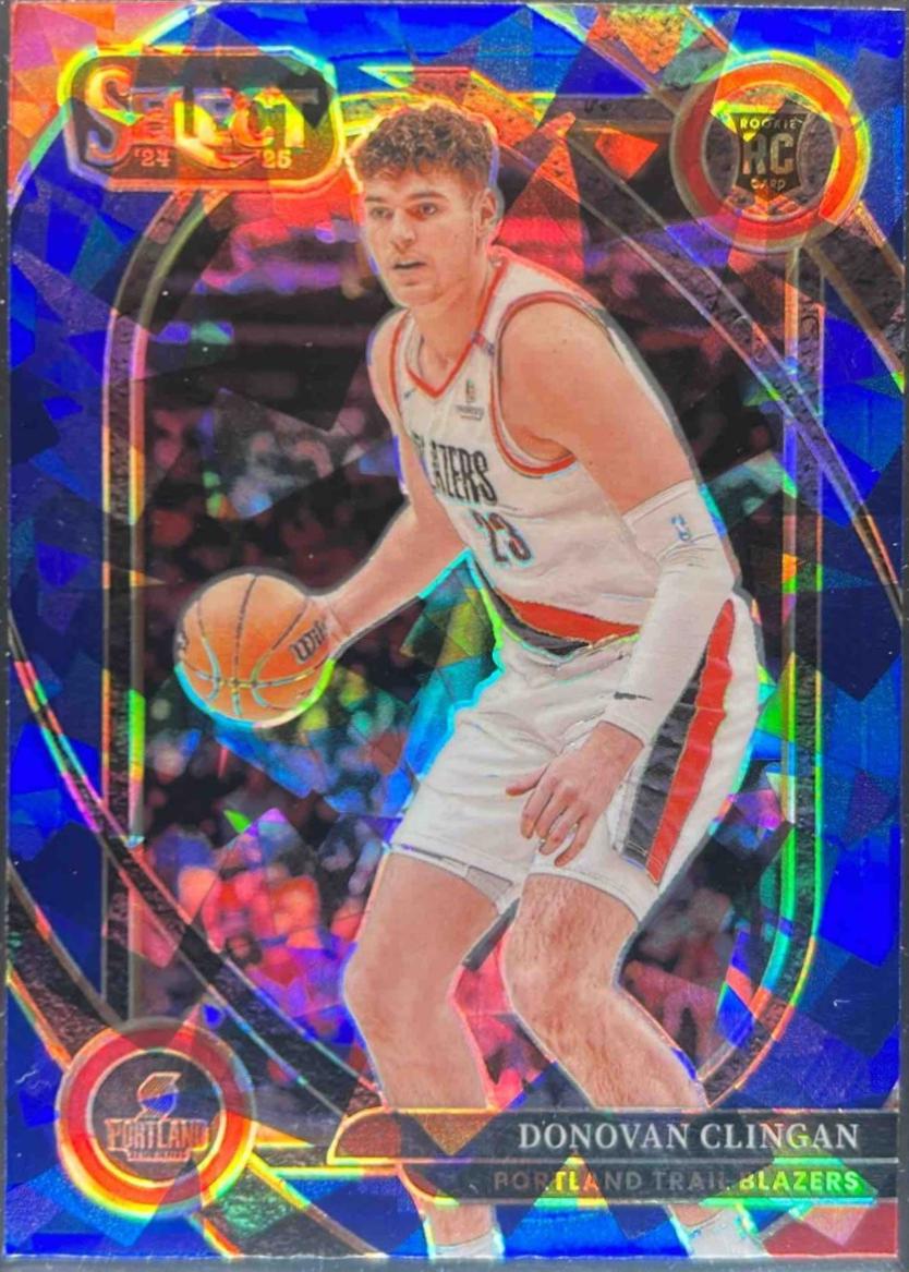 Donovan Clingan [Blue Cracked Ice Prizm] #270