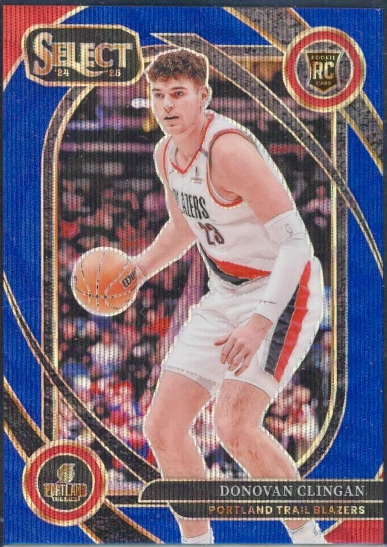 Donovan Clingan [Blue Wave Prizm] #270