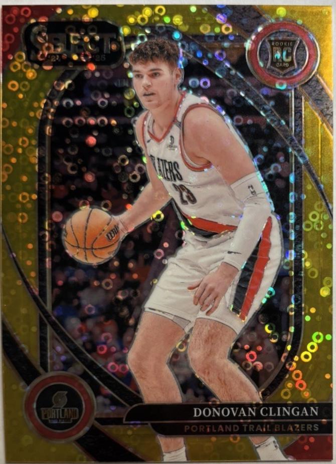 Donovan Clingan [Gold Disco Prizm] #270
