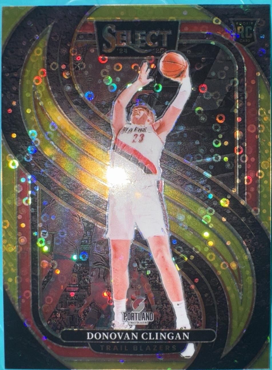 Donovan Clingan [Gold Prizm] #199