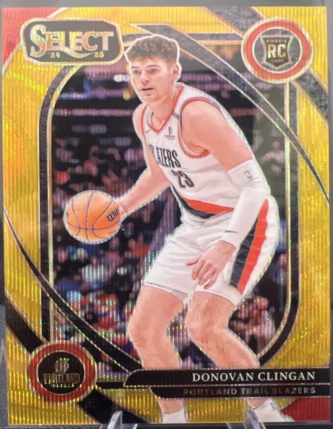 Donovan Clingan [Gold Prizm] #270