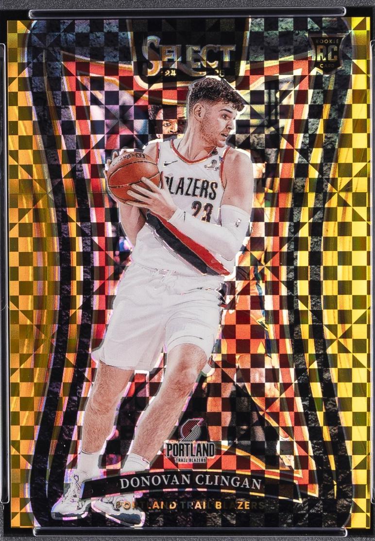 Donovan Clingan [Gold Prizm] #390
