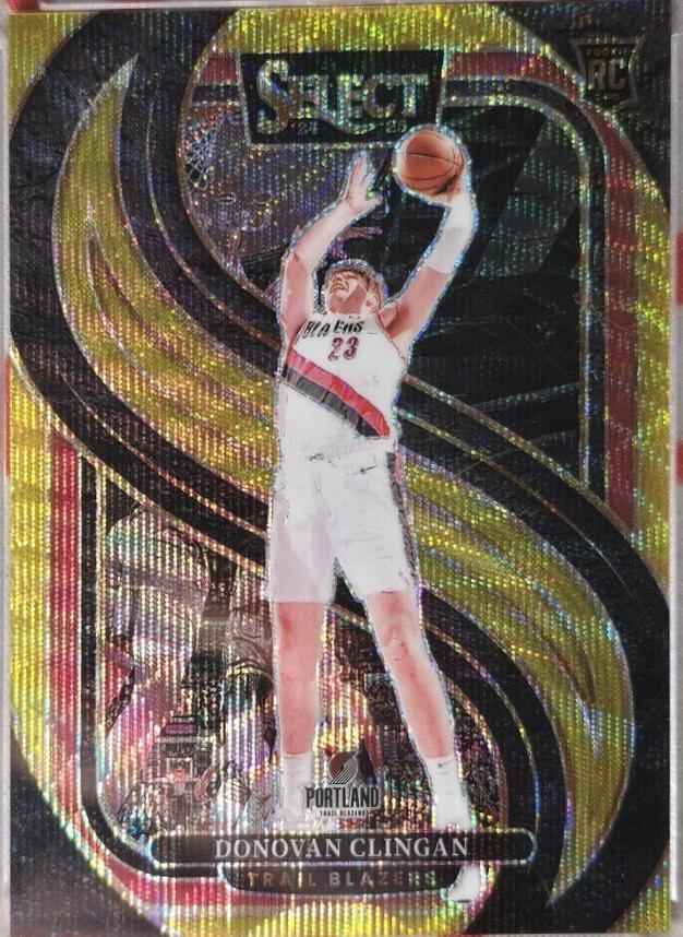 Donovan Clingan [Gold Wave Prizm] #199