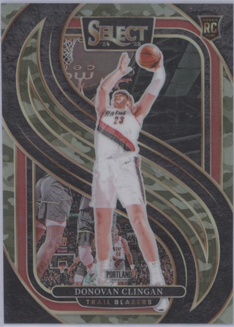 Donovan Clingan [Green Camo Prizm] #199