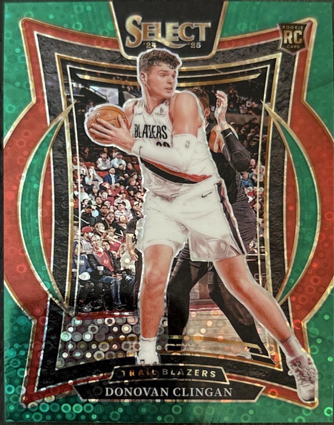 Donovan Clingan [Green Disco Prizm] #199
