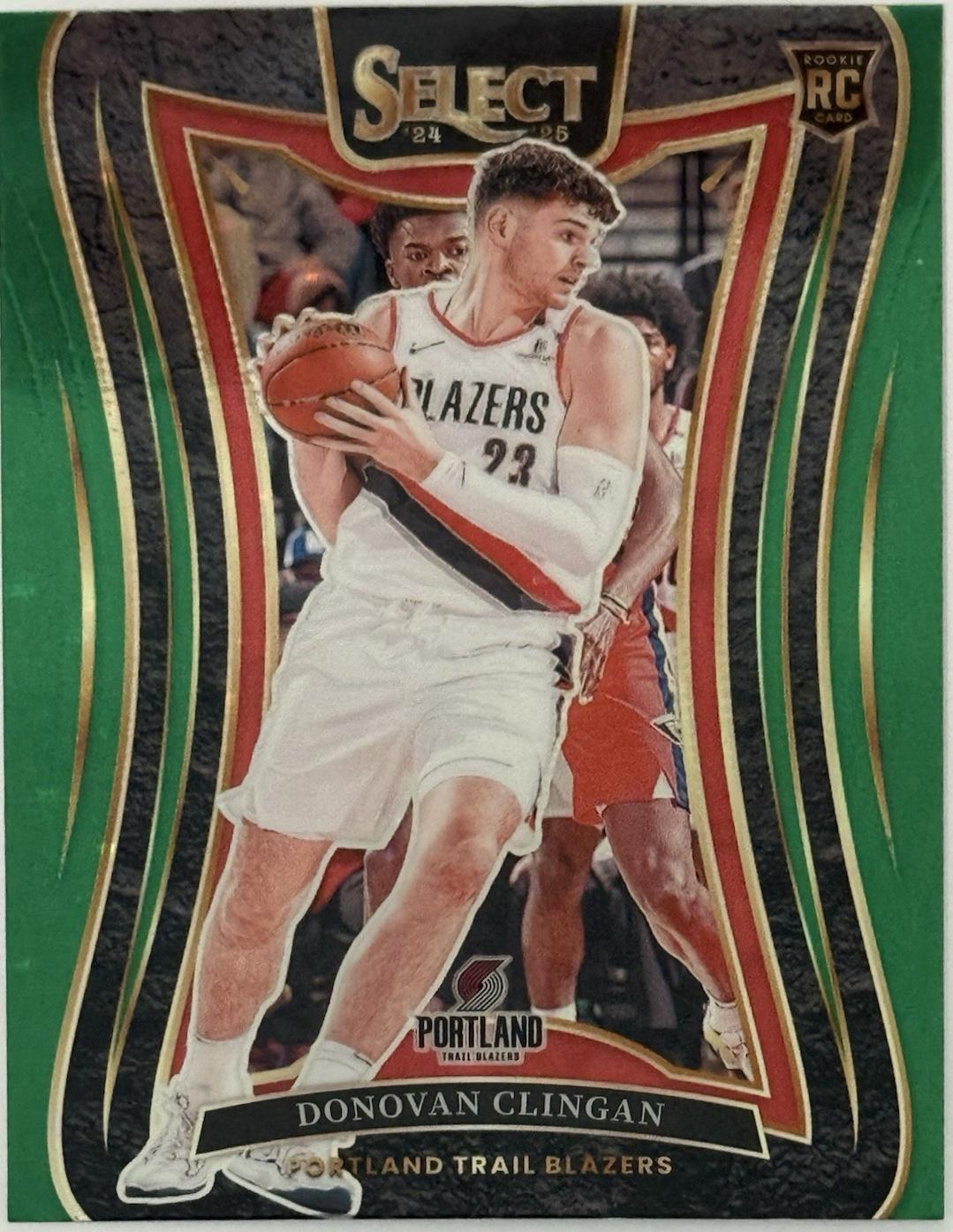 Donovan Clingan [Green Prizm] #390