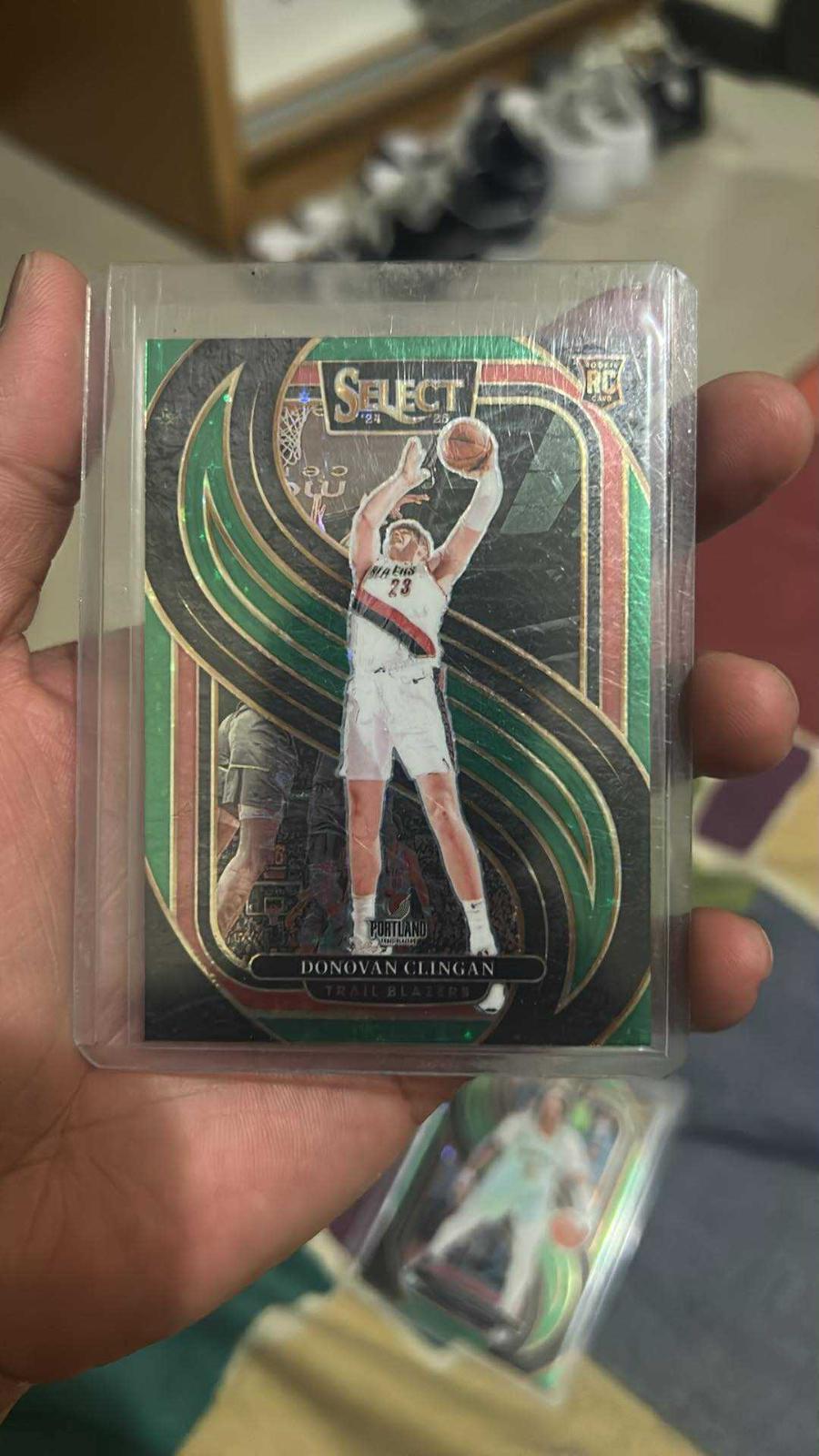 Donovan Clingan [Green Stars Prizm] #199