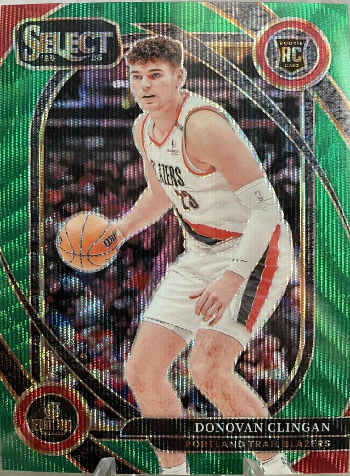 Donovan Clingan [Green Wave Prizm] #270