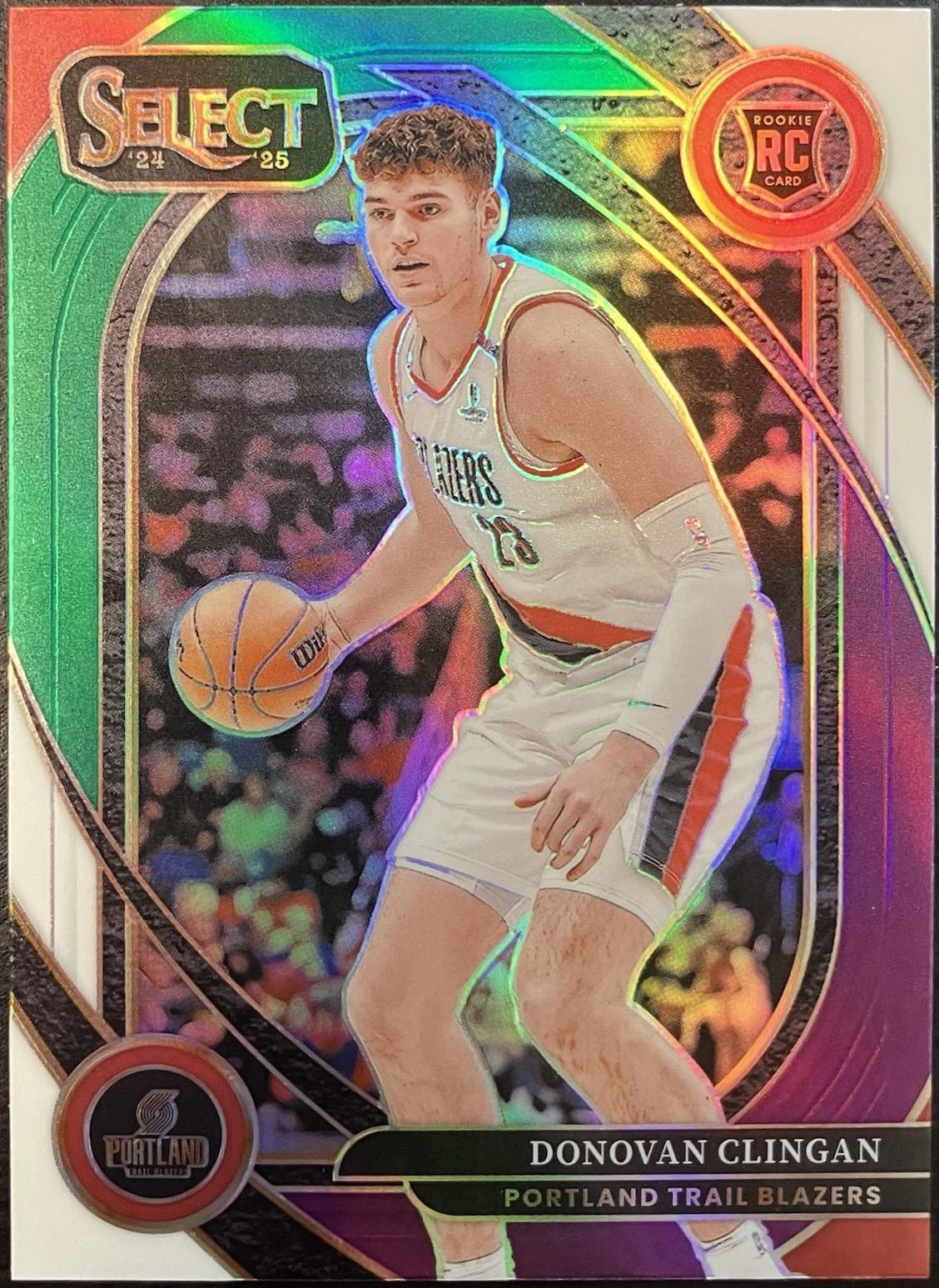 Donovan Clingan [Green White Purple Prizm] #270