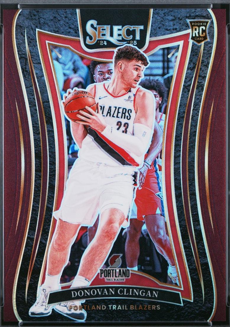 Donovan Clingan [Maroon Prizm] #390