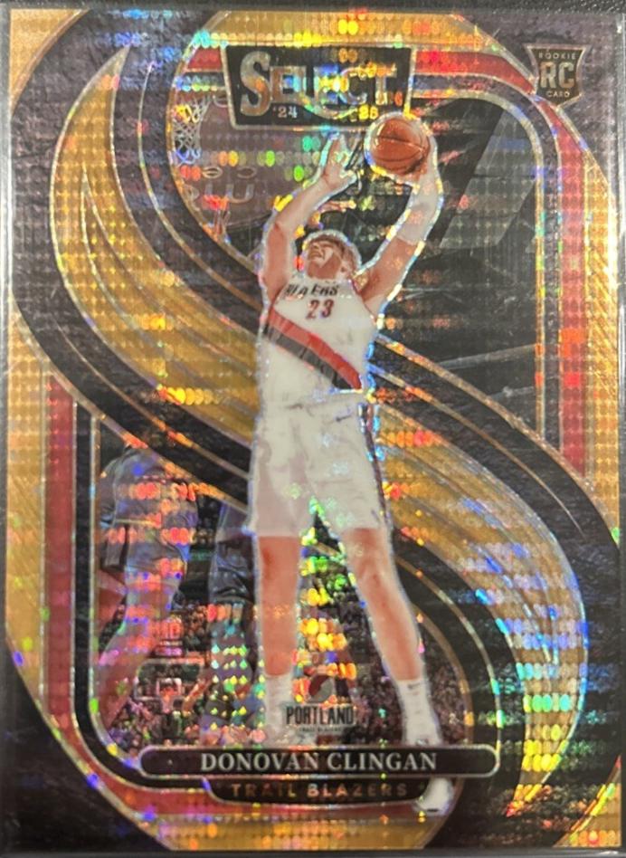 Donovan Clingan [Neon Orange Pulsar Prizm] #199