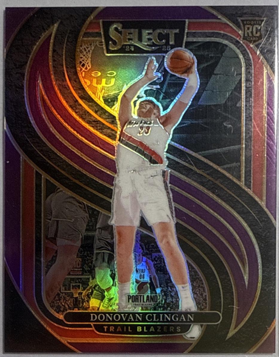 Donovan Clingan [Purple Prizm] #199