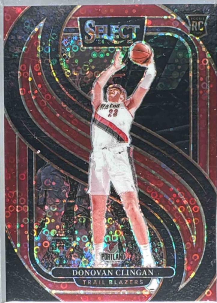 Donovan Clingan [Red Disco Prizm] #199