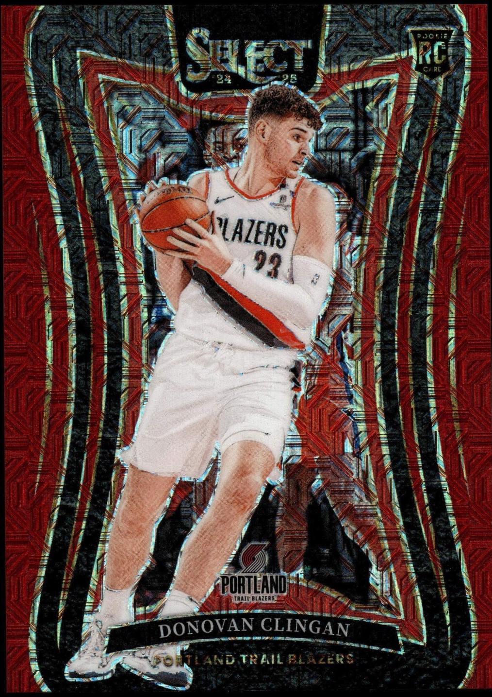 Donovan Clingan [Red Mojo Prizm] #390