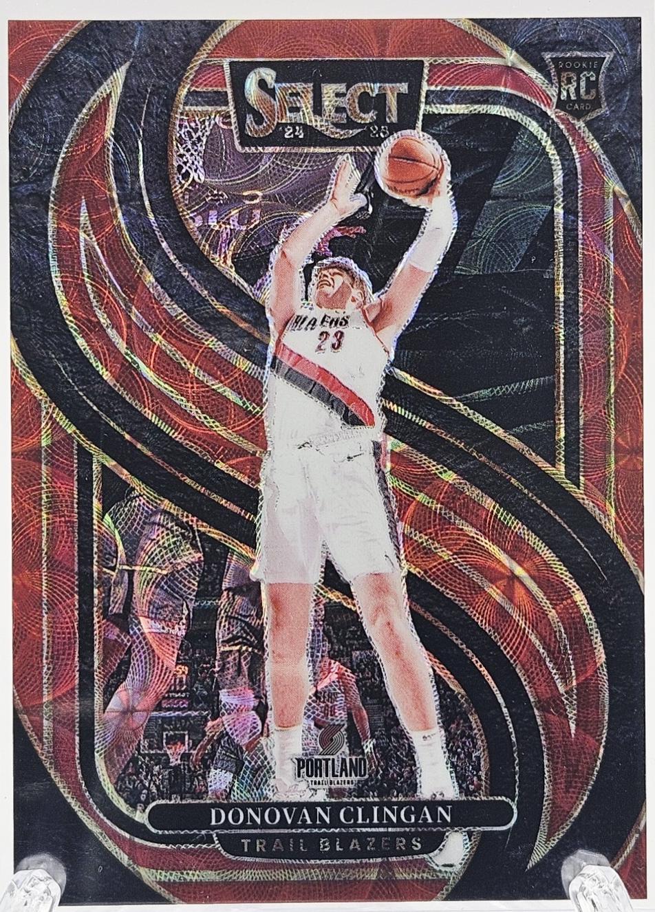 Donovan Clingan [Red Scope Prizm] #199