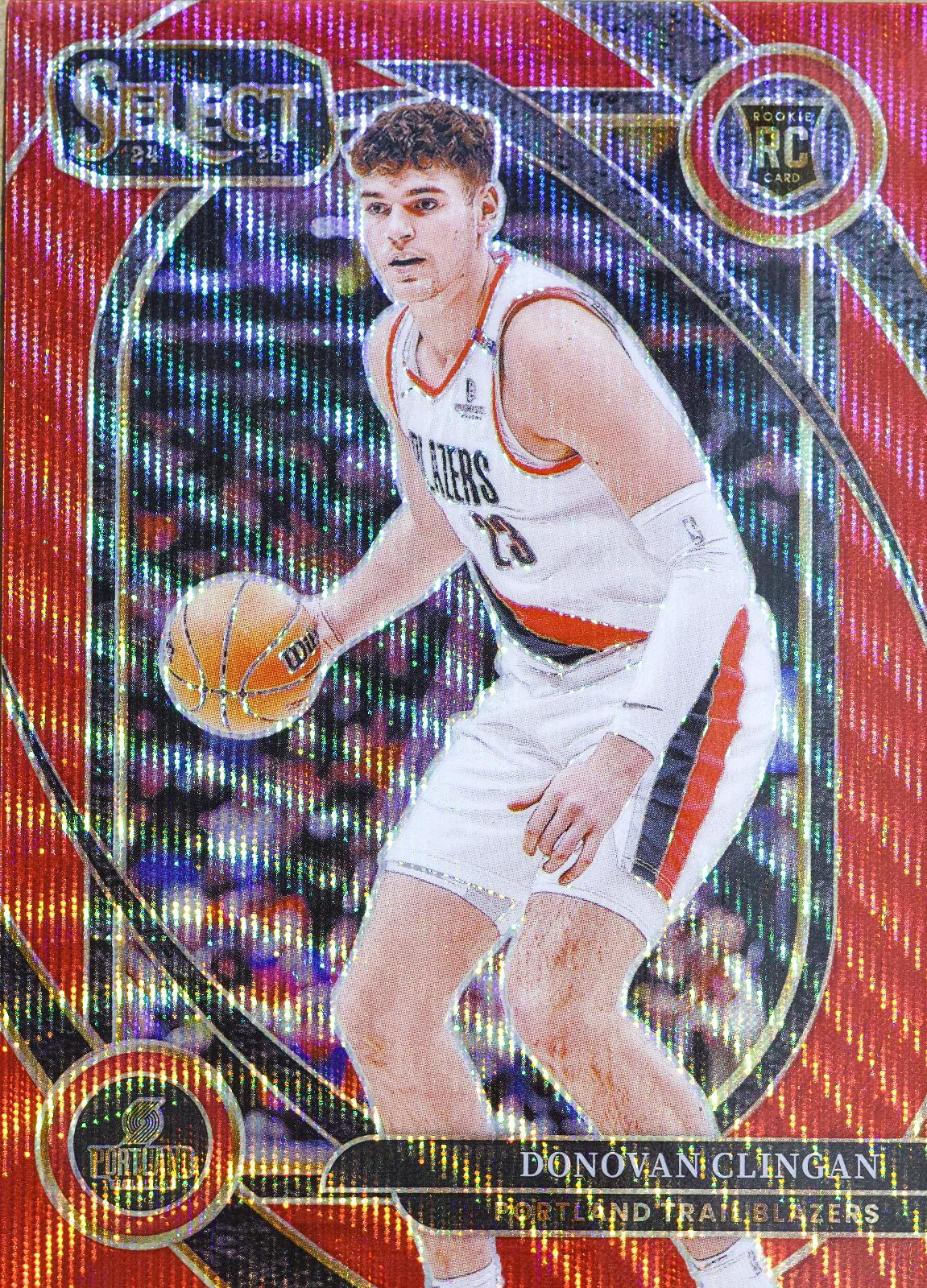 Donovan Clingan [Red Wave Prizm] #270