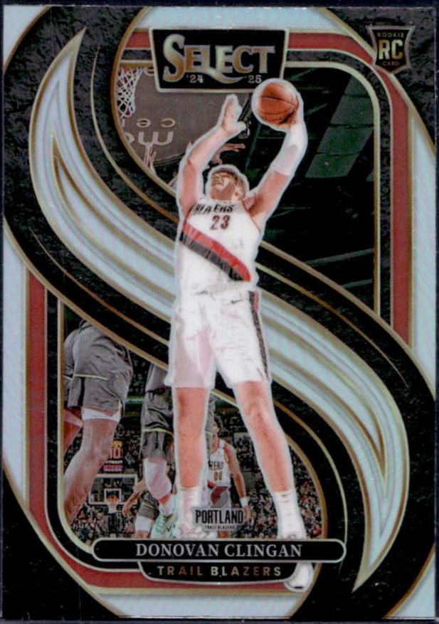 Donovan Clingan [Silver Prizm] #199