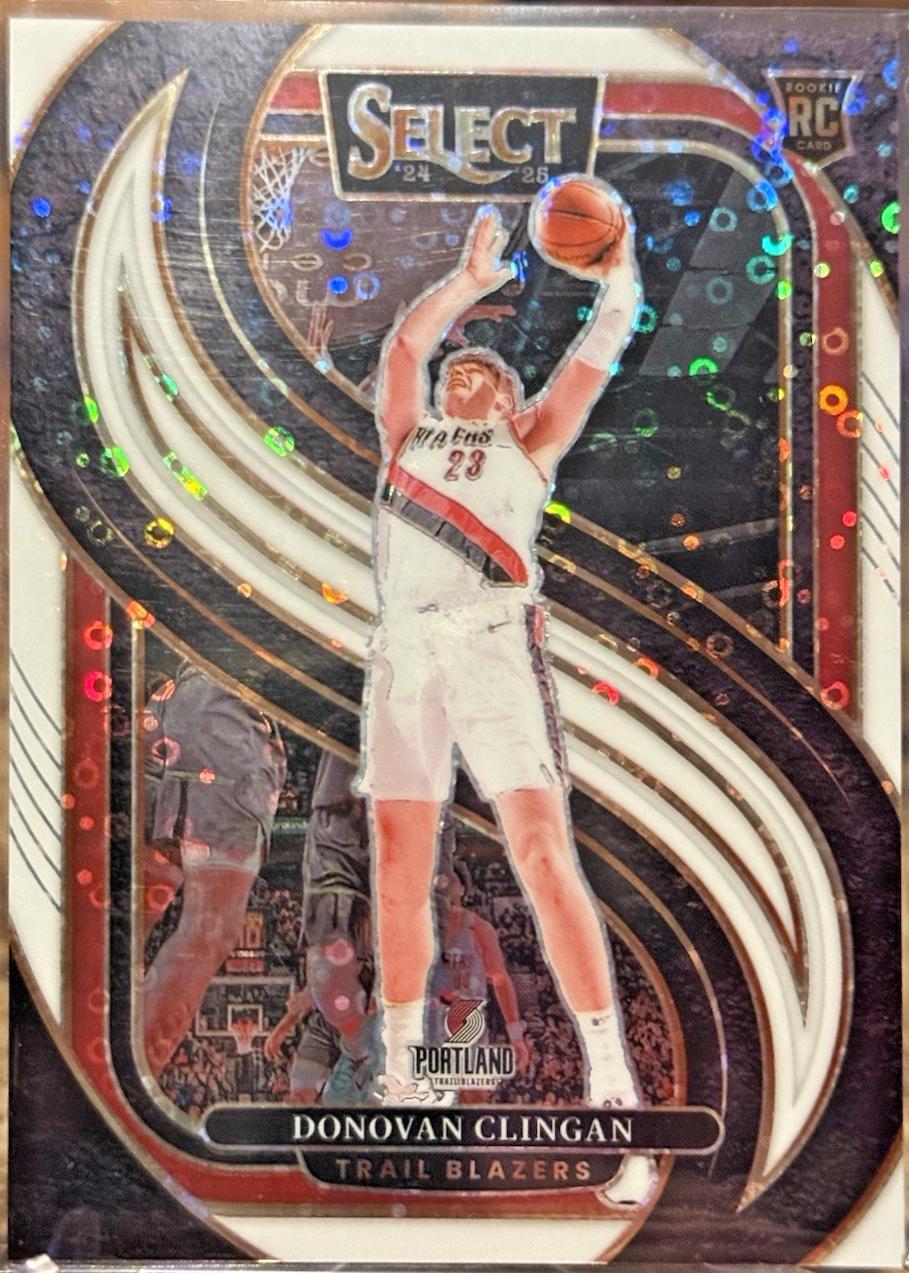 Donovan Clingan [White Disco Prizm] #199