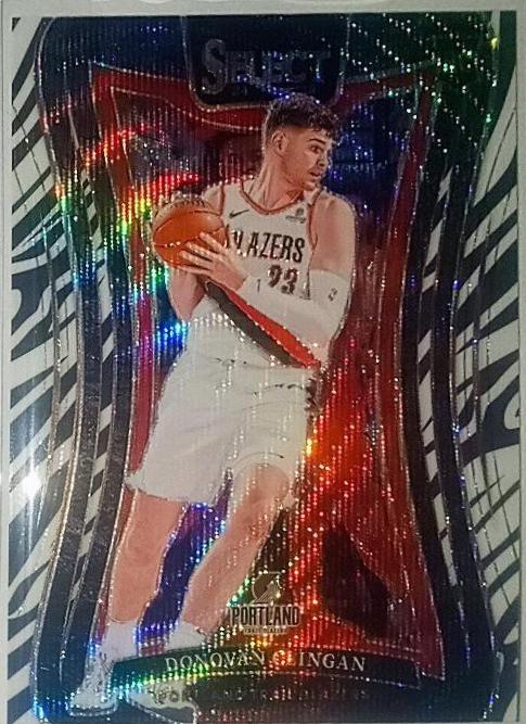 Donovan Clingan [Zebra Prizm] #390