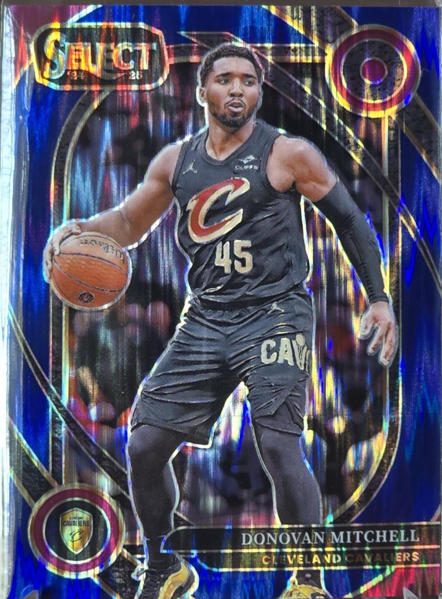 Donovan Mitchell [Blue Flash Prizm] #261