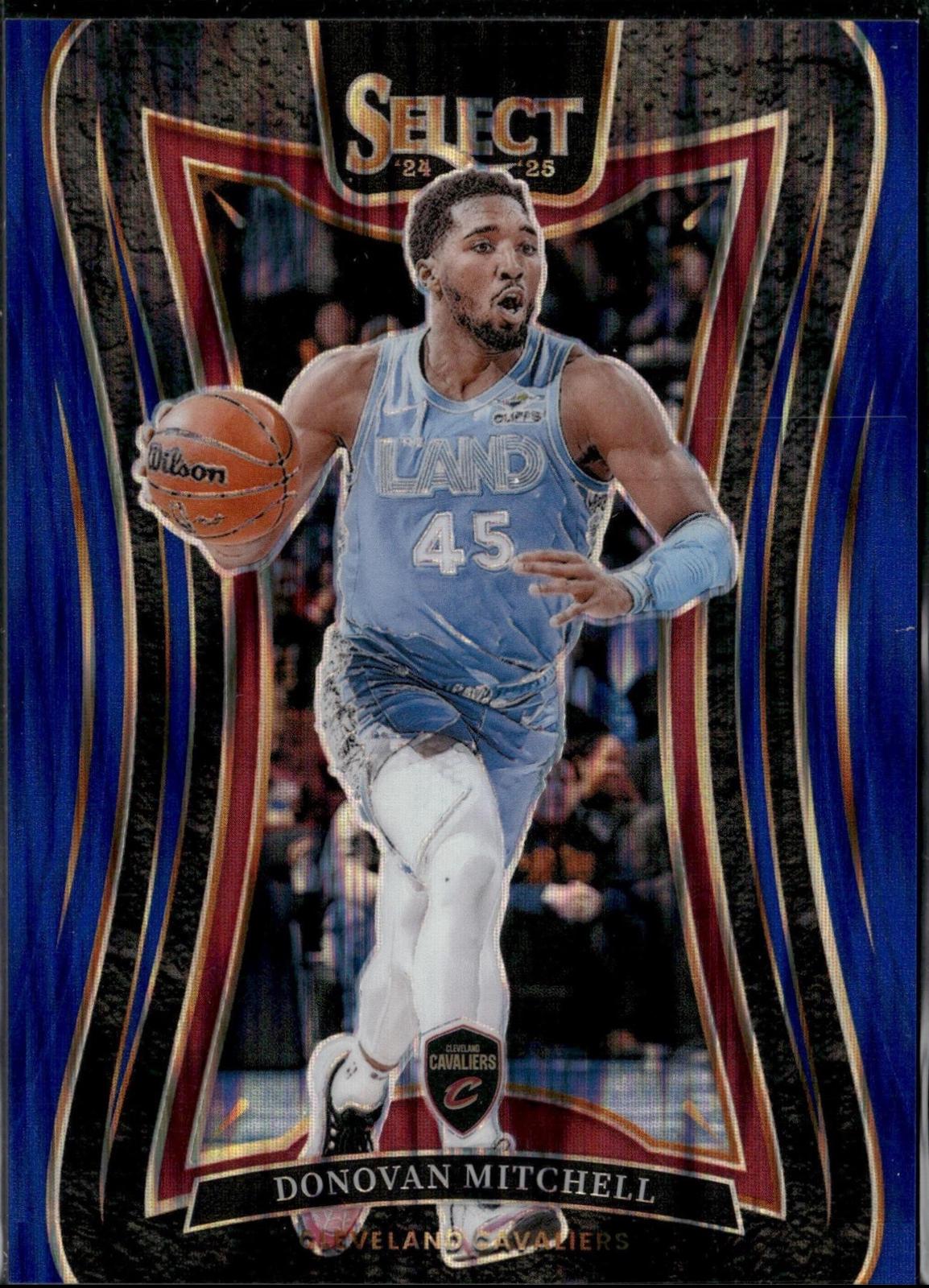 Donovan Mitchell [Blue Flash Prizm] #317