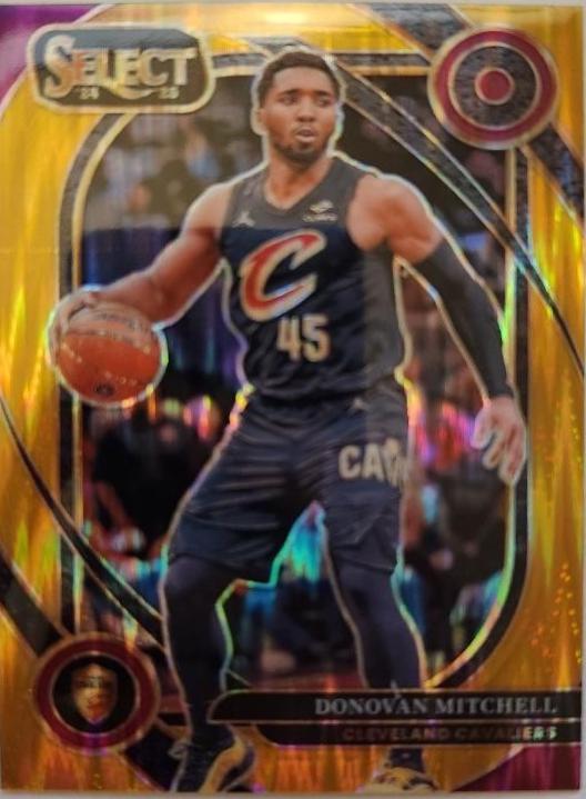 Donovan Mitchell [Gold Flash Prizm] #261