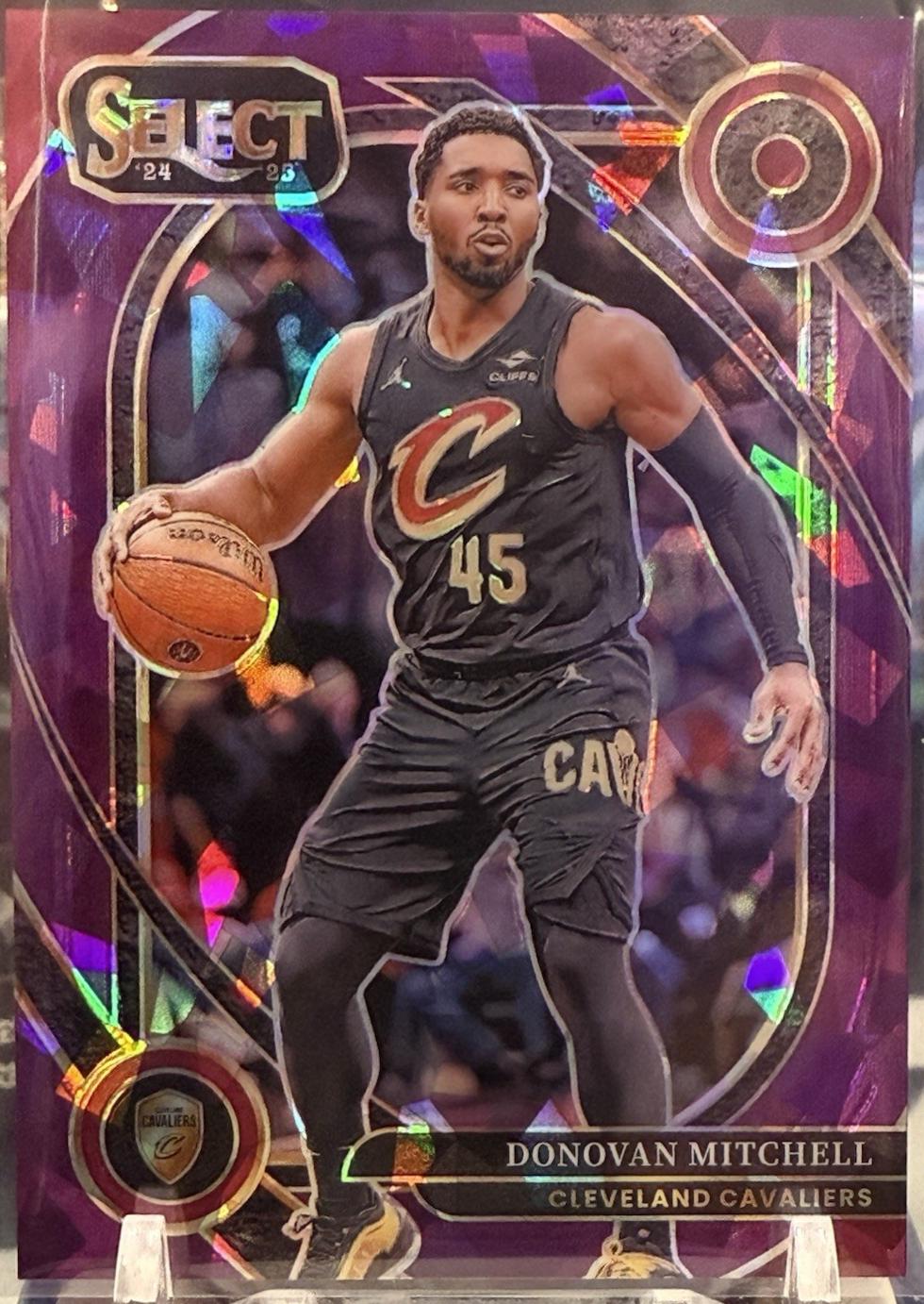 Donovan Mitchell [Purple Cracked Ice Prizm] #261