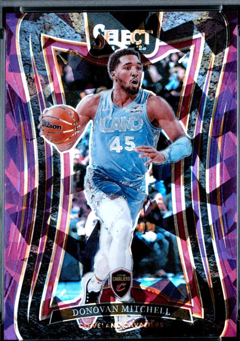 Donovan Mitchell [Purple Cracked Ice Prizm] #317