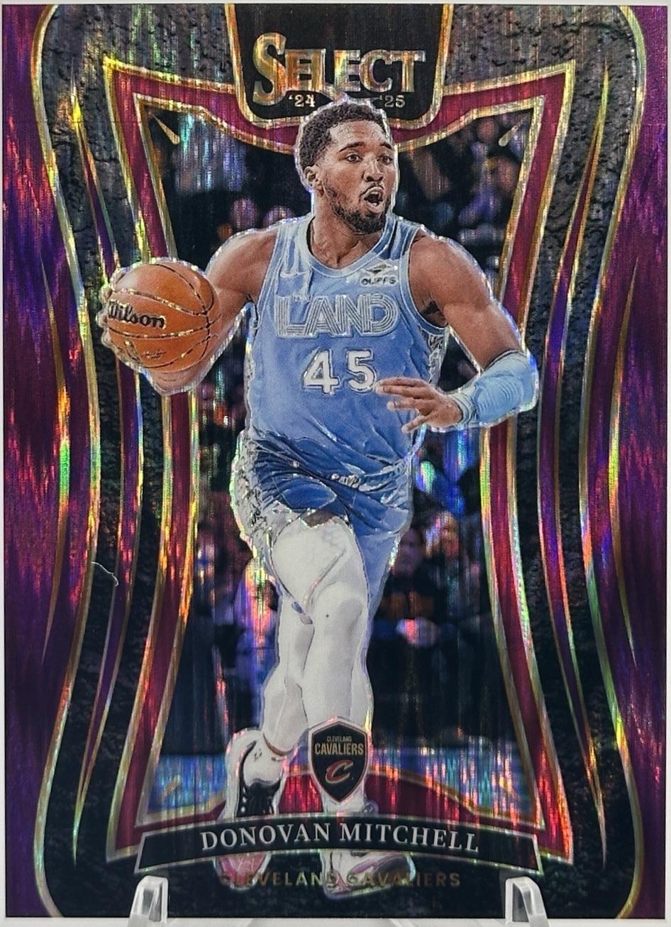 Donovan Mitchell [Purple Flash Prizm] #317
