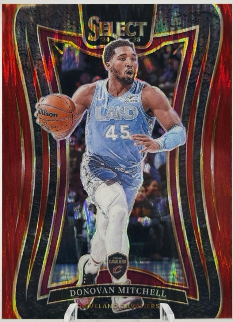 Donovan Mitchell [Red Flash Prizm] #317