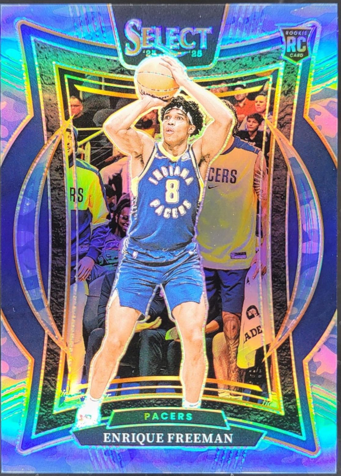 Enrique Freeman [Blue Camo Prizm] #80
