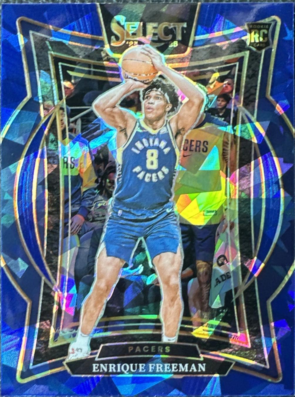 Enrique Freeman [Blue Cracked Ice Prizm] #80