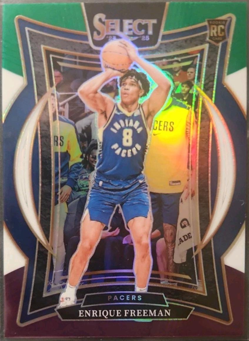 Enrique Freeman [Green White Purple Prizm] #80