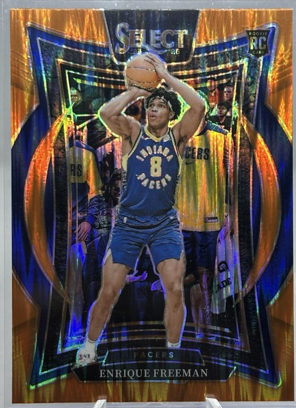 Enrique Freeman [Orange Flash Prizm] #80