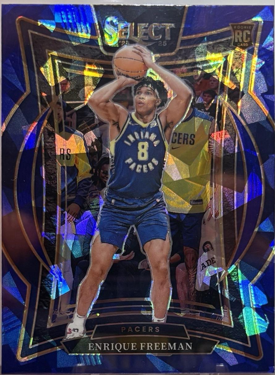 Enrique Freeman [Purple Cracked Ice Prizm] #80