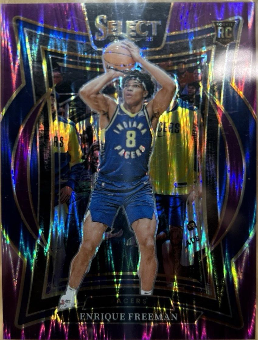 Enrique Freeman [Purple Flash Prizm] #80