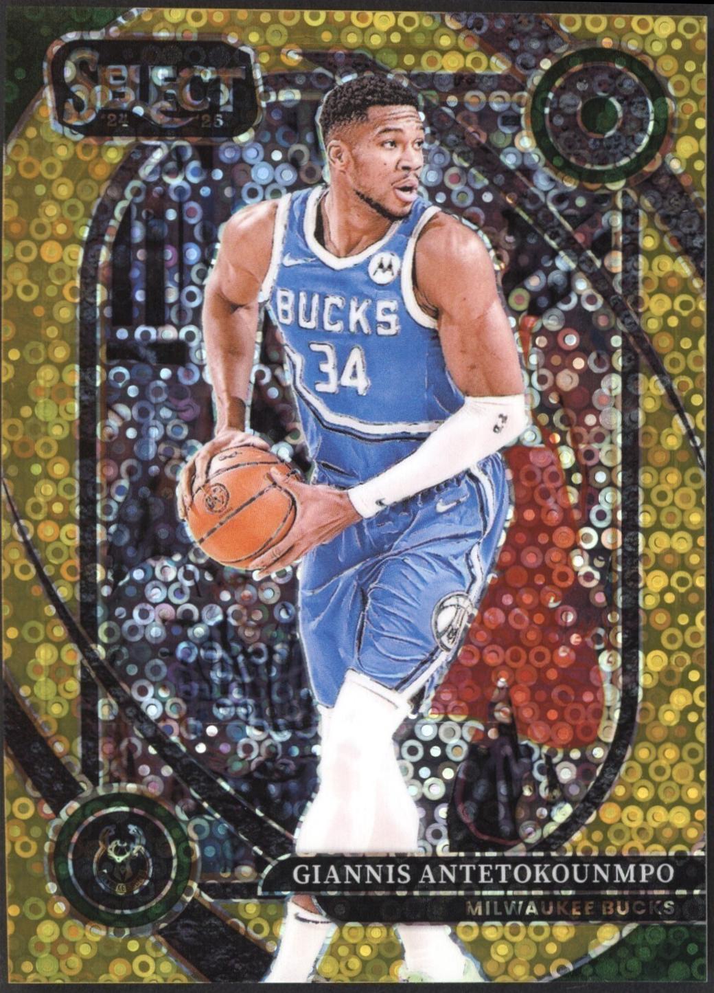 Giannis Antetokounmpo [Gold Disco Prizm] #235