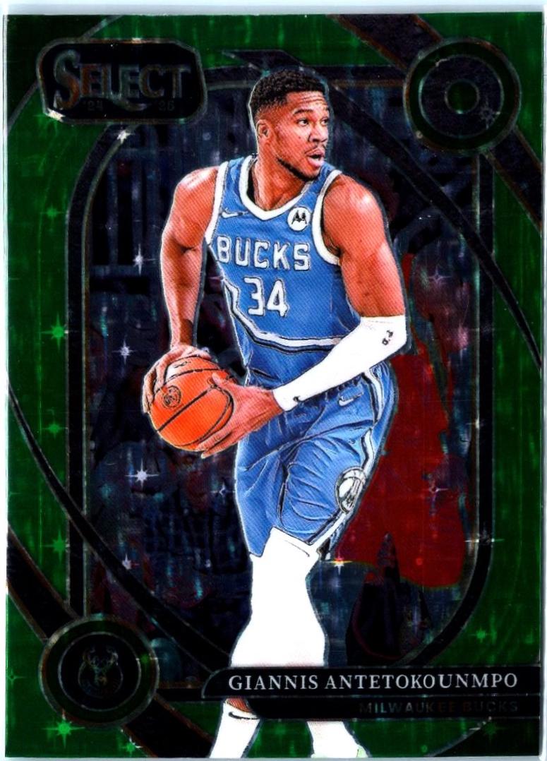 Giannis Antetokounmpo [Green Stars Prizm] #235