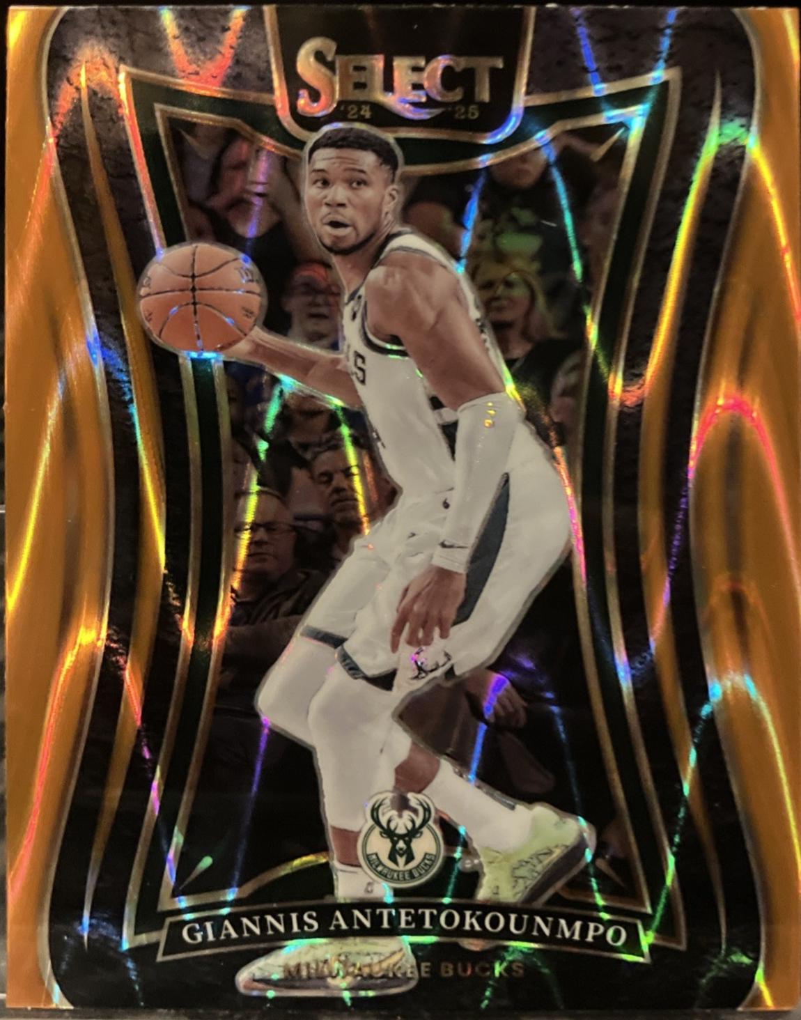 Giannis Antetokounmpo [Orange Flash Prizm] #326