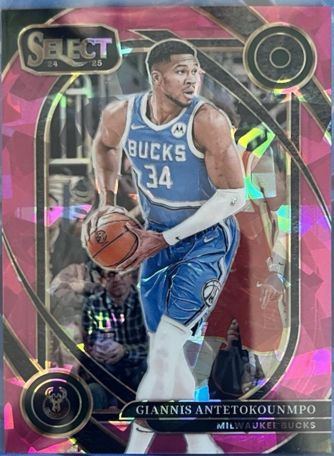 Giannis Antetokounmpo [Pink Cracked Ice Prizm] #235