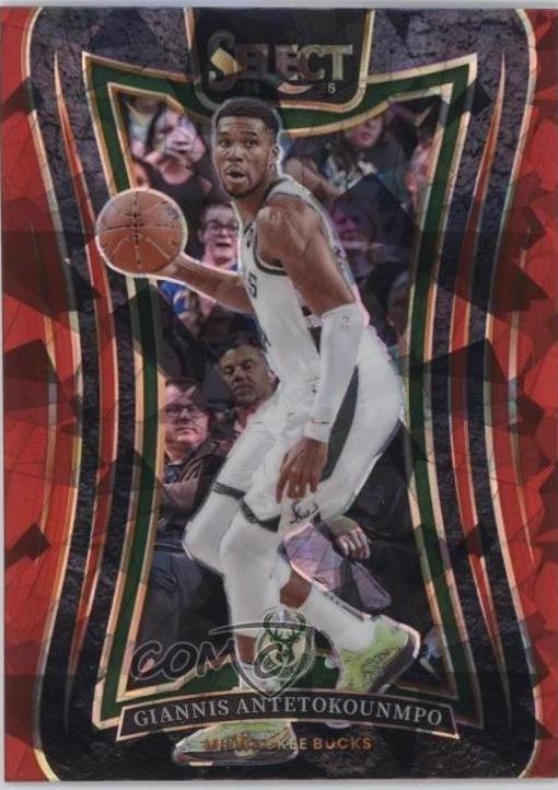 Giannis Antetokounmpo [Red Cracked Ice Prizm] #326