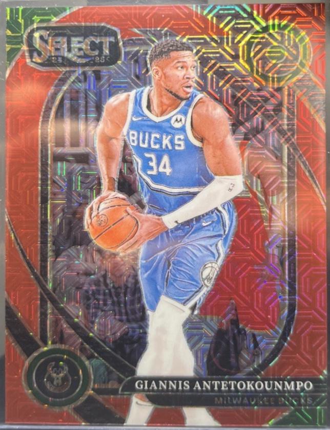 Giannis Antetokounmpo [Red Mojo Prizm] #235