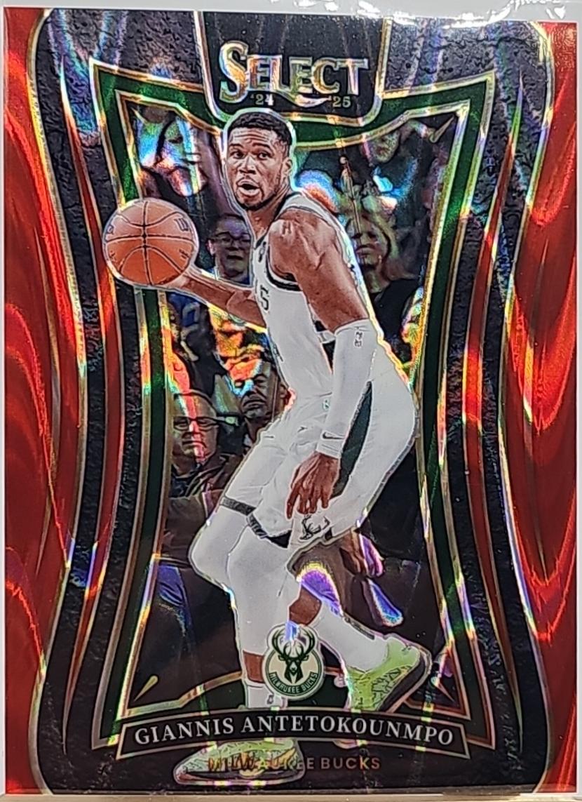 Giannis Antetokounmpo [Red Tectonic Prizm] #326